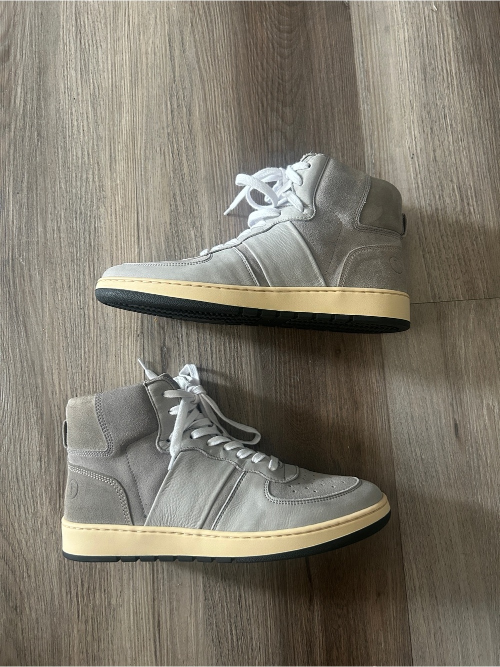 Collegium Pillar Destroyer High Top Sneaker Grey 39/9 New without Box Grey Suede
